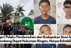 Geger! Pelaku Pembunuhan dan Rudapaksa Siswi SMP Palembang Bebas Hukuman, Hanya Rehabilitasi Bukan Penjara.. 