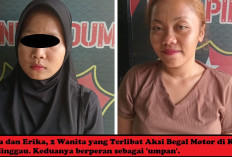 2 Wanita Muda di Kota Lubuklinggau Terlibat  Begal Motor, Begini Aksinya