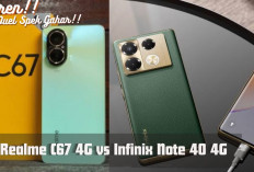 Duel Spek Gahar! Perbandingan HP Rp2 Jutaan Infinix Note 40 4G vs Realme C67, Mending Pilih yang Mana?