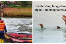 Tim SAR Terus Melakukan Pencarian Terhadap Bocah yang Hilang Tenggelam Karena Arus Irigasi Tamelang Karawang