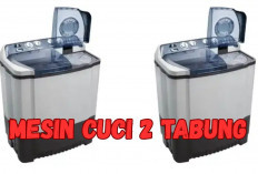 5 Rekomendasi Mesin Cuci Dua Tabung Murah Terbaik 2026, Kapasitas 7–8 Kg Harga Rp1 Jutaan  