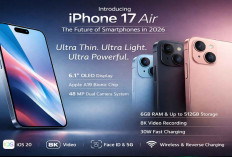 iPhone 17 Air Resmi Dirilis 2026: Desain Ultra Tipis, Chip A19 Bionic, dan Kamera 48 MP Jadi Sorotan