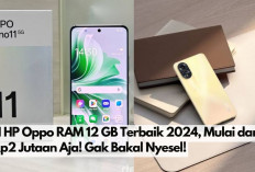 11 HP Oppo RAM 12 GB Terbaik 2024, Kamera Ultrawide, Mulai dari Rp2 Jutaan Aja, Dijamin Gak Bakal Nyesel!