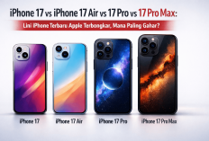 iPhone 17 Series Bocor! iPhone 17 Air Tipis, Pro Kamera Pro, Pro Max Layar 6,9 Inci Baterai Lebih Awet
