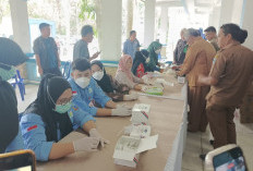 Kades, Lurah, Camat se Kabupaten Lahat Ketar Ketir, Dikumpulkan di Gedung Keseneian Lalu Tes Urine Mendadak