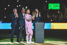 Messi Rayakan Ballon d'Or Ke-8 Bersama Inter Miami, Janjikan Ini untuk Musim Depan