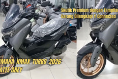 Yamaha NMAX Turbo 2026 Matte Grey: Skutik Premium dengan Tampilan Garang Dilengkapi Y-Connected 