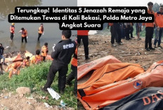 Terungkap!  Identitas 5 Jenazah Remaja yang Ditemukan Tewas di Kali Bekasi, Polda Metro Jaya Angkat Suara