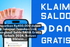 Dapatkan Rp450.000 dalam Sekejap! Temukan Link Penghasil Saldo DANA Gratis Terbaik 2024, Buruan Diklaim...