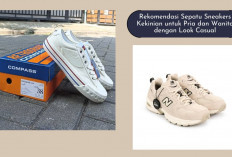 7 Sepatu Sneakers Pria dan Wanita Casual, Hangout Nongki-nongki Kelihatan Edgy Kekinian, No Terakhir Viral!