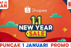 3 Kode Promo Shopee 1.1 New Year Sale! Voucher Diskon 50 Persen Hingga 100 Ribu, Yuk Buruan Redeem!
