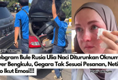 Viral! Selebgram Bule Rusia Ulia Naci Diturunkan Oknum Driver Bengkulu, Gegara Tak Sesuai Pesanan.. 