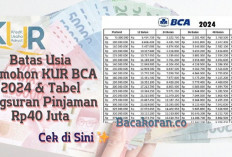 Wajib Tahu! Batas Usia Pemohon KUR BCA 2024 & Tabel Angsuran Pinjaman Rp40 Juta, Apakah Kamu Memenuhinya?