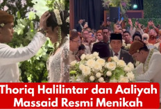 SAH! Thariq Halilintar dan Aaliyah Massaid Resmi Menikah, Jokowi Jadi Saksi Pernikahan