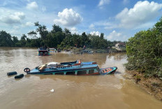 Kapolsek Dan Kanit Reskrim Nyaris Celaka, Speedboat yang Ditumpangi Hantam Jukung dan Karam