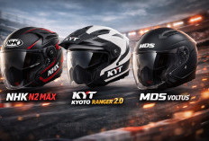 Daftar Helm Open Face Terbaik Rp500 Ribuan 2026: NHK N2 Max Ungguli KYT dan MDS