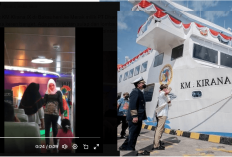 Momen Keseruan Kapal KM Kirana IX dari Bakauheni ke Merak milik PT Dharma Lautan Utama, Ini Fasilitasnya...