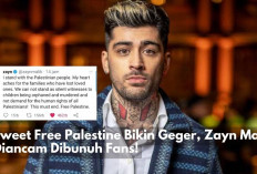 Tweet Free Palestine Bikin Geger, Zayn Malik Diancam Dibunuh Fans!