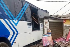 Bus Transjakarta Tabrak 4 Ruko di Cakung! Seret Motor dan Mobil hingga 6 Orang Luka-Luka