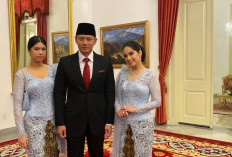 Senyum AHY Jelang Dilantik Jadi Menteri ATR oleh Presiden Jokowi, Tiba di Istana Didampingi Istri dan Anak