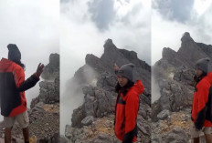 Ngeyel! Pendaki ini Nekat Naik ke Puncak Gunung Merapi Meski Statusnya Siaga III, Kena Sanksi Kerja Sosial