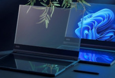 Lenovo Hadirkan Laptop Transparan dengan Layar OLED Holografik di MWC 2024
