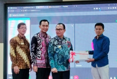 Cegah Penyimpangan Pajak! Pj Bupati Banyuasin Hani Syopiar Rustam Launching Aplikasi Simppatik
