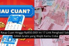 Raup Cuan Hingga Rp850.000! Ini 17 Link Penghasil Saldo DANA Gratis yang Wajib Kamu Coba