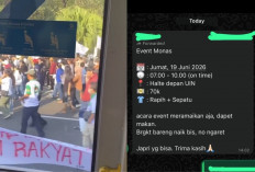 Heboh Diduga Bayaran, Ribuan Petani Pedagang Aksi Dukung Prabowo di Monas Tanpa Blokade Polisi: Lanjutkan!
