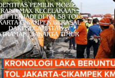 Kecelakaan Maut di KM 58 Tol Jakarta-Cikampek, Identitas Pemilik Mobil Grand Max berasal dari Matraman Jaktim