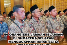 Siap Kepangkuan NKRI, Puluhan Mantan Anggota JI Sumsel Ucapkan Ikrar Setia 