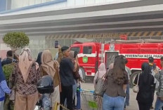Tabung Gas Meledak Timbulkan Kepulan Asap Tebal, Ribuan Pengunjung Citimall Prabumulih Panik