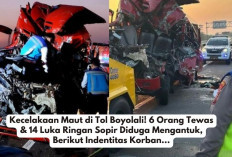 Kecelakaan Maut di Tol Boyolali! 6 Orang Tewas & 14 Luka Ringan Sopir Diduga Mengantuk, Ini Indentitas Korban