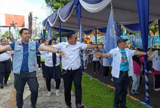 Relawan Restu Indonesia dan Per-Maskot Palembang Hebohkan Warga dengan Kompetisi Gemoy