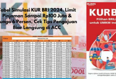 Tabel Simulasi KUR BRI 2024, Limit Pinjaman Sampai Rp100 Juta & Bunga 6 Persen, Cek Tips Pengajuan di Sini!