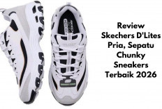 Skechers D'Lites Men's Training Shoes: Chunky Sneakers Stylish yang Nyaman untuk Outfit Kasual Modern
