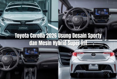 Bukan Mobil Biasa! Toyota Corolla 2026 Usung Desain Sporty dan Mesin Hybrid Super Irit