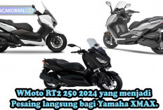 WMoto RT2 250 2024 VS Yamaha XMAX: Motor Baru dengan Fitur Kamera Dashcam, Siap Memikat Hati Pengendara!