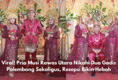 Viral! Pria Musi Rawas Utara Nikahi Dua Gadis Palembang Sekaligus, Resepsi Bikin Heboh