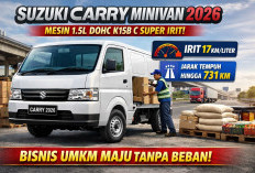 Suzuki Carry Minivan 2026 Jadi Andalan UMKM, Mesin 1.5L DOHC Irit 17 Km per Liter dan Muatan Besar