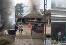 Rumah Permanen di Desa Tambak, PALI Terbakar, Warga Selamatkan Barang Berharga