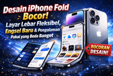 Desain iPhone Fold Mulai Bocor! Layar Super Lebar dan Engsel Baru, Main Game dan Nge-Sosmed Jadi Makin Puas