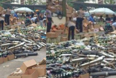 Polres Sumedang Sita 871 Botol Miras Ilegal, Siap Dimusnahkan di Polda Jabar!
