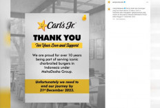 Bye! Bisnis Restoran Bertumbangan, Terbaru Carl’s Jr Umumkan Setop Operasional Akhir Tahun Ini
