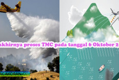 Upaya Teknologi Modifikasi Cuaca (TMC) Belum Berhasil Membawa Hujan Buatan ke Sumsel