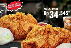 Promo Gratis KFC Hari ini 19 Juni 2024 Cuma Rp34 Ribuan, Spesial Jagoan Hemat 2 Ayam + 2 Nasi + 1 Cola...