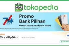 29 Kode Promo Tokopedia Hari Ini 1 September 2024: Diskon Fantastis Hemat Potongan 7 Pesen Hingga Rp500 Ribu