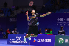 Singkirkan Peringkat 1 Dunia, Ginting Amankan Tiket Perempat Final China Open 2024 