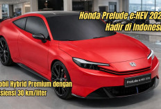 Honda Prelude e:HEV 2026 Hadir di Indonesia, Mobil Hybrid Premium dengan Efisiensi 30 km/liter dan Sensasi Ber