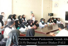 Puluhan Nakes Puskesmas Tanah Abang PALI Tuntut Pencopotan Kepala Puskesmas